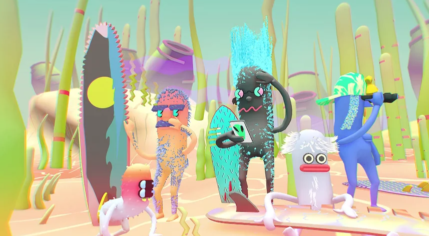 Groundislava featured on Adultswim’s  The Great Nordic Sword Fights – “Beach Bums”