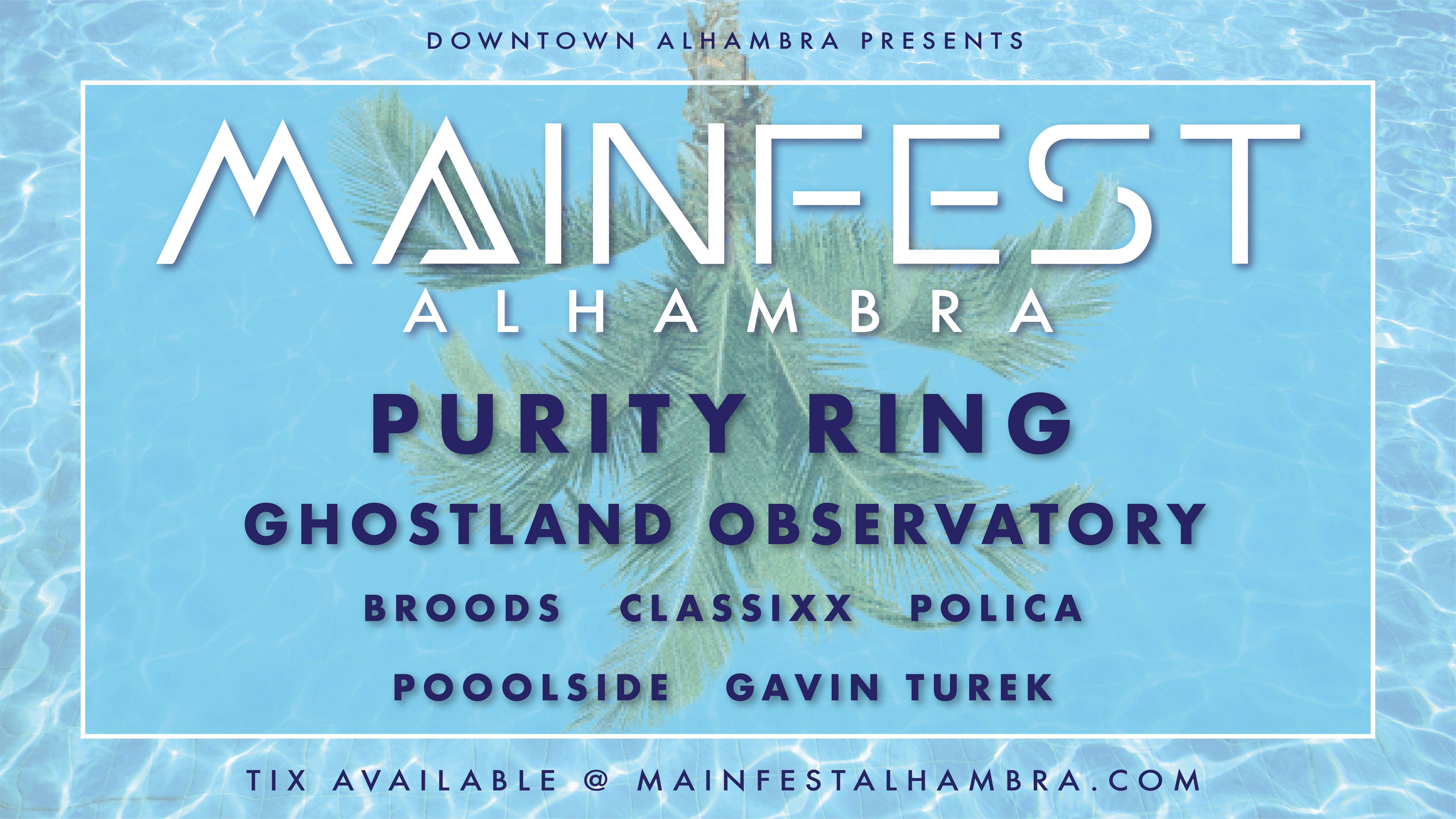 Mainfest Is Back For year 2 W/ Purity Ring, Broods, Classixx and More