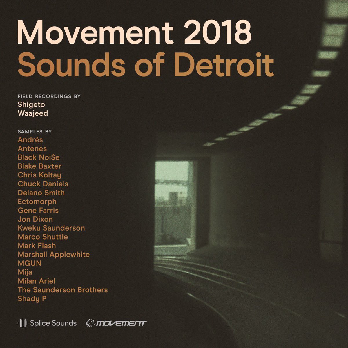 Splice and Movement 2018 partner to release a Sounds of Detroit, featuring 20+ Artists from Movement 2018 Lineup