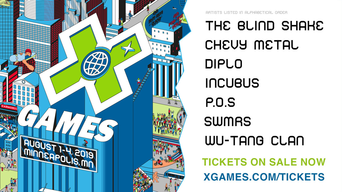 Wu-Tang Clan, Diplo, and more to Perform at X Games Minneapolis