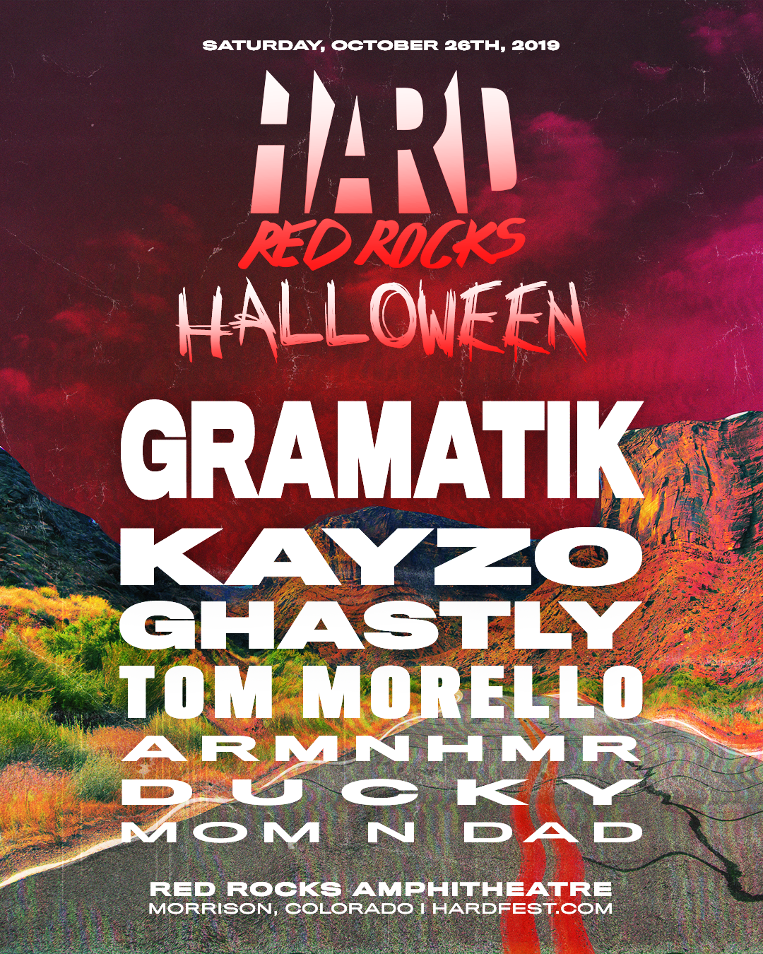 HARD Red Rocks Returns Halloween Weekend With Another Stacked Lineup