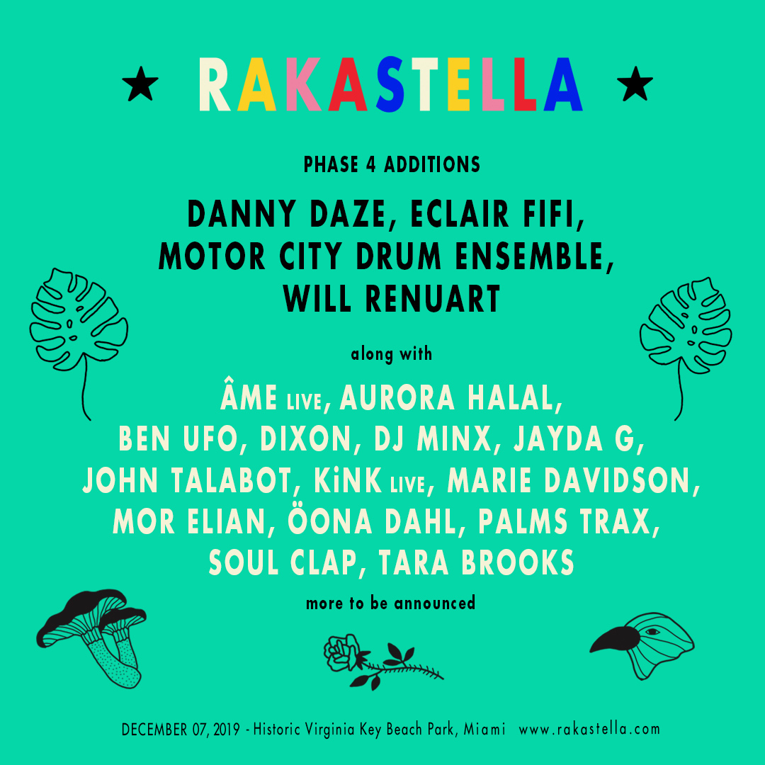 Motor City Drum Ensemble, Eclair Fifi, Danny Daze added to Rakastella Lineup